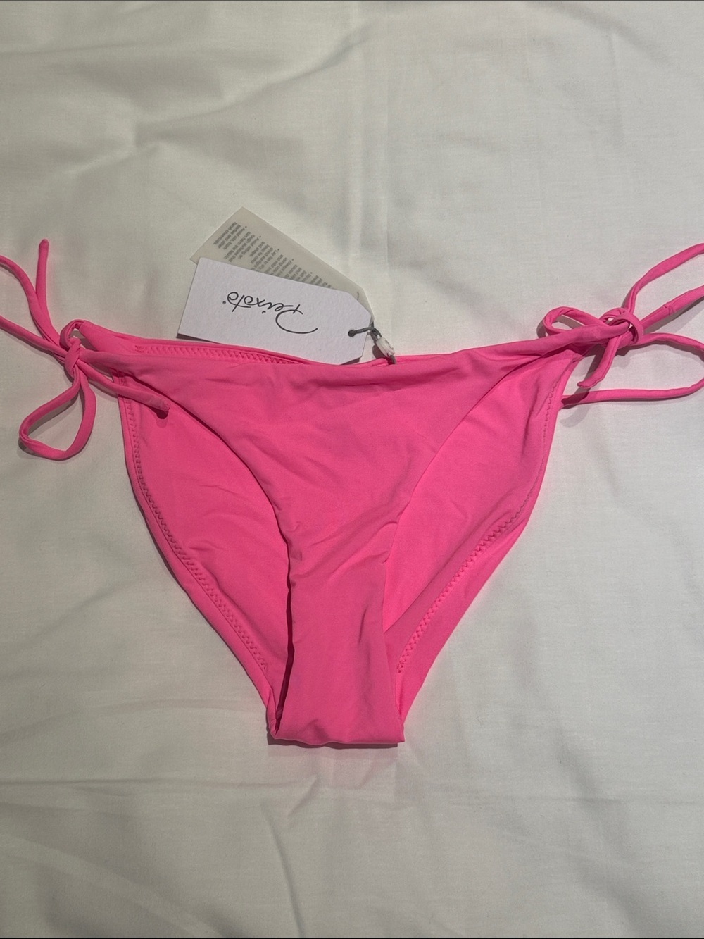 Peixoto Hot Pink Tie-Side Bikini Bottom NWT